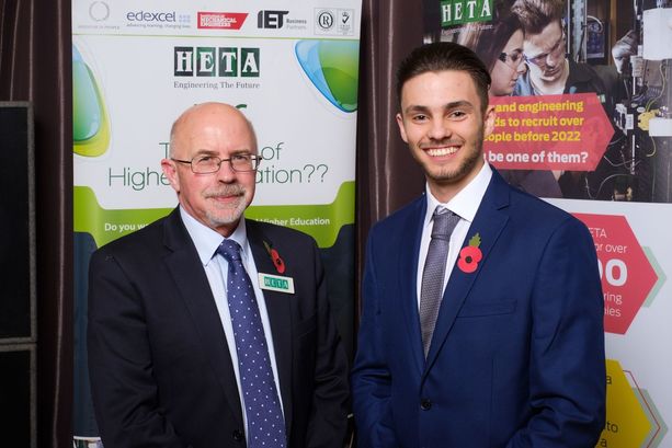 HETA old boy urges apprentices to aim for the top