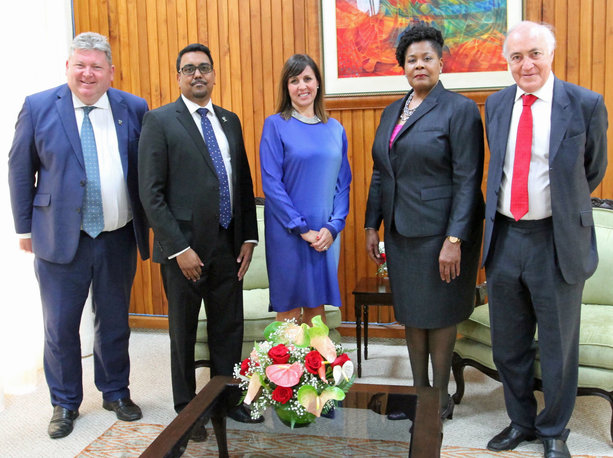 BCCC’s Hon Patron Lord Howard meets Trinidad’s President, appoints new Chair and Country Manager