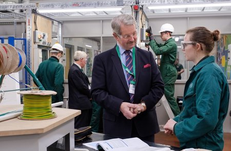 Industry leader urges apprentices to seize opportunities of new facility