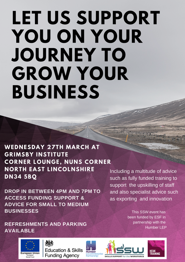 Supporting your Journey to Grow your Business-Grimsby Institute