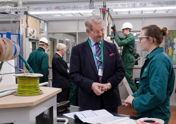 Industry leader urges apprentices to seize opportunities of new facility