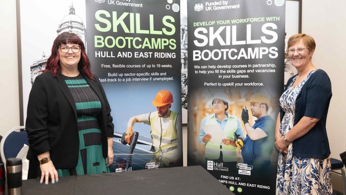 Skills Bootcamps exhibiting at last year's Expo 