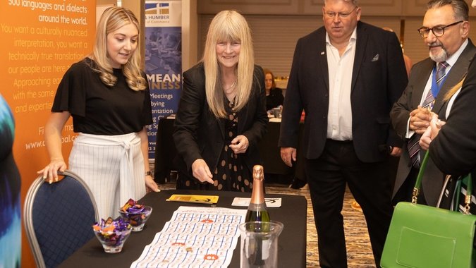 Aa Global having fun on their stand