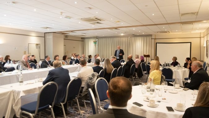 Lunch at last year's event 