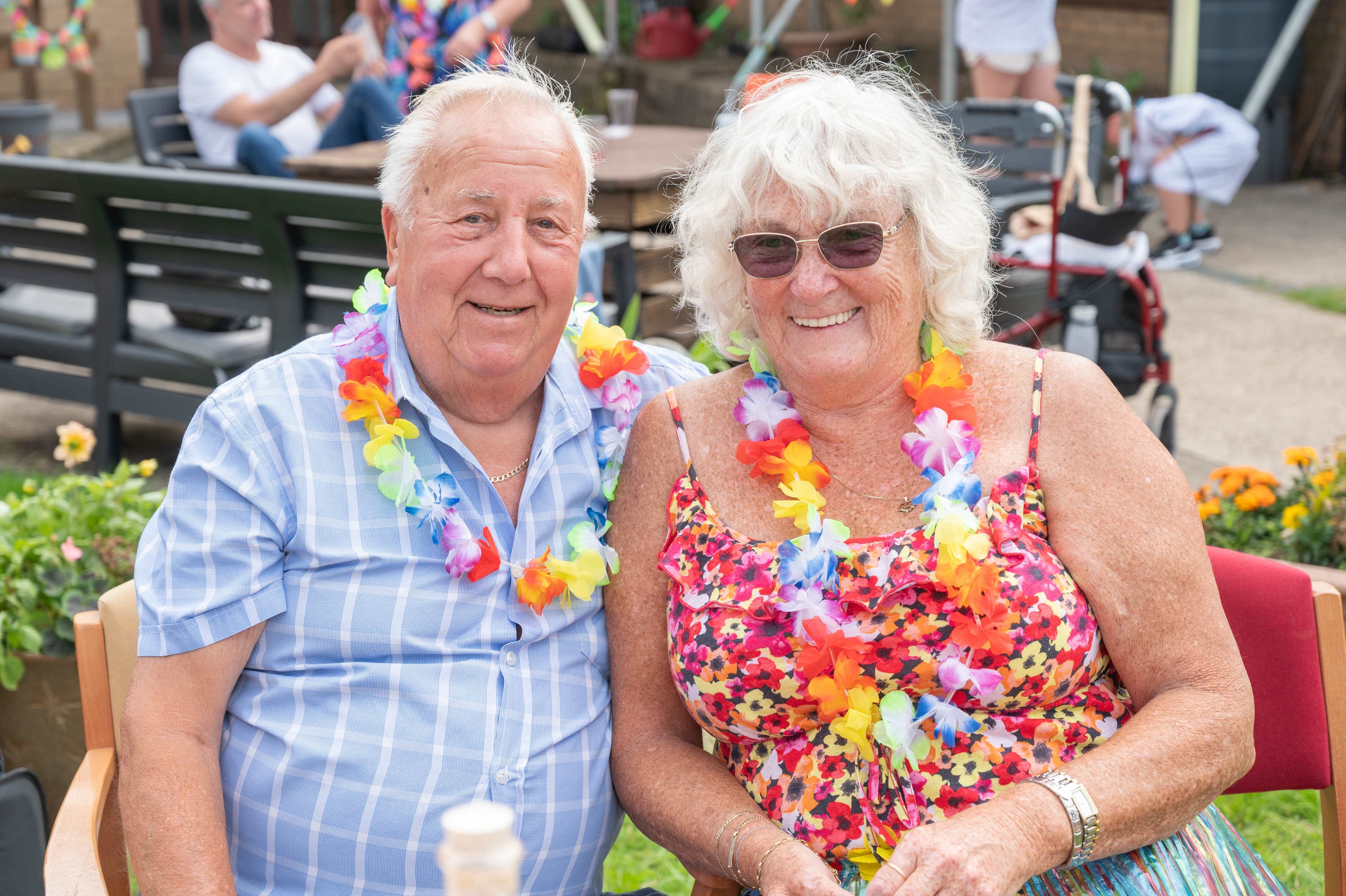 Residents enjoying the celebrations 